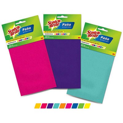  Paño de Microfibra Scotch-Brite® Colores
